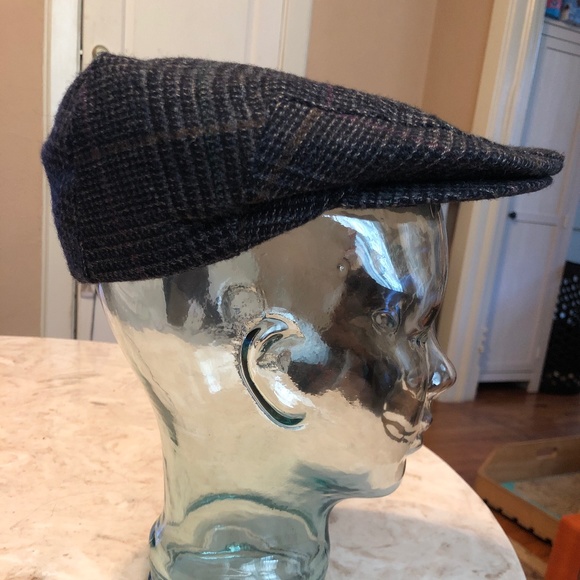 Adam Other - Vintage Adam plaid wool newsboy